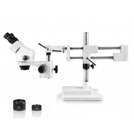 PA-5EZ Binocular Zoom Stereo Microscope - 0.7X - 4.5X Zoom Range, 0.5X & 2.0X Auxiliary Lenses