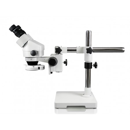 PA-3E-IFR07 Binocular Zoom Stereo Microscope - 0.7X - 4.5X Zoom Range, 144-LED Ring Light