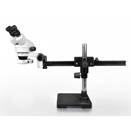 PA-2AE-IFR07 Binocular Zoom Stereo Microscope - 0.7X-4.5X Zoom Range, 144-LED Ring Light