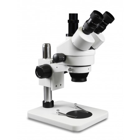 PA-1F Simul-Focal Trinocular Zoom Stereo Microscope - 0.7X-4.5X Zoom Range