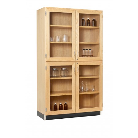 Tall Storage Cabinets (4 Glazed Doors)