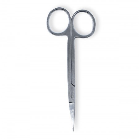 Iris Scissors, Stainless Steel, Curved Fine Points, 4.5"