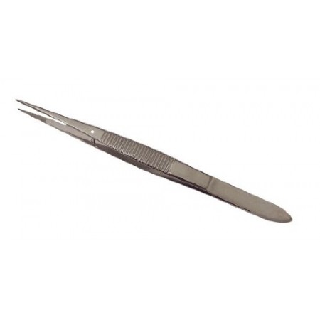 Dissecting Forceps, Stainless Steel, Fine Points, 4.5" Straight