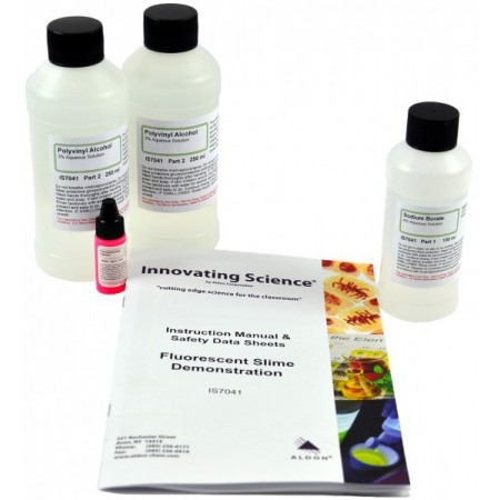 Fluorescent Slime Using Polyvinyl Alcohol Demonstration Kit