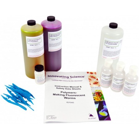 Polymers – Making Fluorescent Worms Demonstration Kit