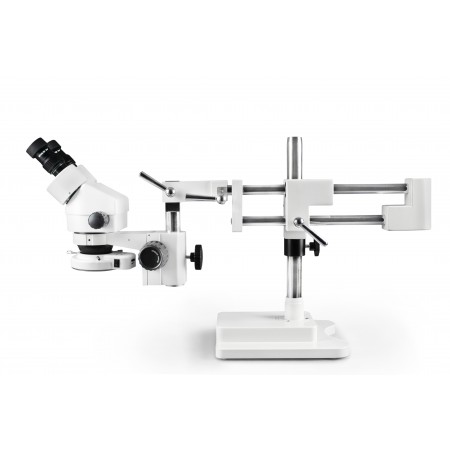 PA-5E-IFR07 Binocular Zoom Stereo Microscope - 0.7X - 4.5X Zoom Range, 144-LED Ring Light