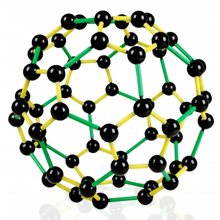 C-60 Buckminsterfullerene Molecular Model