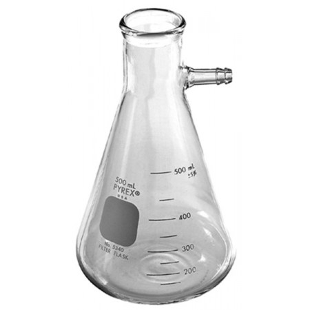 Pyrex Heavy Wall Filtering Flask with Sidearm Tubulation