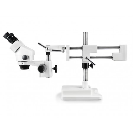 PA-5EX-IFR07 Binocular Zoom Stereo Microscope - 0.7X - 4.5X Zoom Range, 0.5X Auxiliary Lens, 144-LED Ring Light