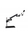 PA-9E Binocular Zoom Stereo Microscope - 0.7X - 4.5X Zoom Range
