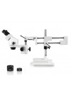 PA-5EZ Binocular Zoom Stereo Microscope - 0.7X - 4.5X Zoom Range, 0.5X & 2.0X Auxiliary Lenses