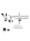 PA-5FZ Simul-Focal Trinocular Zoom Stereo Microscope - 0.7X - 4.5X Zoom Range, 0.5X & 2.0X Auxiliary Lenses