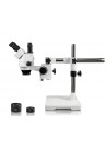 PA-3FZ Simul-Focal Trinocular Zoom Stereo Microscope - 0.7X - 4.5X Zoom Range, 0.5X & 2.0X Auxiliary Lenses
