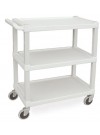 Standard Duty Plastic Utility Cart - Beige