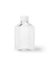 Media Storage Bottles, Square, Clear Plastic (PET)