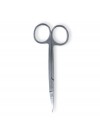 Iris Scissors, Stainless Steel, Curved Fine Points, 4.5"