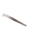 Dissecting Forceps, Stainless Steel, Fine Points, 4.5" Curved