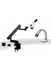 PA-7EZ-IHL20 Binocular Zoom Stereo Microscope - 0.7X - 4.5X Zoom Range, 0.5X & 2.0X Auxiliary Lenses, Dual Gooseneck LED Light