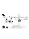 PA-5EZ-IFR07 Binocular Zoom Stereo Microscope - 0.7X - 4.5X Zoom Range, 0.5X & 2.0X Auxiliary Lenses, 144-LED Ring Light