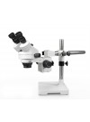 PA-3FZ-IFR07-5607NS Simul-Focal Trinocular Zoom Stereo Microscope - 0.7X - 4.5X Zoom Range, 0.5X & 2.0X Auxiliary Lenses, 144-LED Ring Light, 16MP Digital Camera