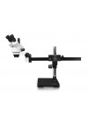 PA-2AF Simul-Focal Trinocular Zoom Stereo Microscope - 0.7X-4.5X Zoom Range