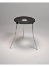 Cast Iron Tripod Stands w/Concentric Rings