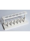 Plastic Test Tube Rack, 6-Hole, Unassembled
