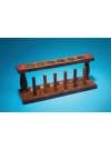 Wooden Test Tube Rack, 6-Tube