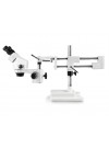 PA-5EX-IFR07 Binocular Zoom Stereo Microscope - 0.7X - 4.5X Zoom Range, 0.5X Auxiliary Lens, 144-LED Ring Light