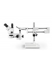 PA-5F-IFR07 Simul-Focal Trinocular Zoom Stereo Microscope - 0.7X - 4.5X Zoom Range, 144-LED Ring Light 