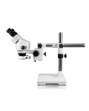 PA-3E-IFR07 Binocular Zoom Stereo Microscope - 0.7X - 4.5X Zoom Range, 144-LED Ring Light 