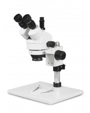 PA-1AF Simul-Focal Trinocular Zoom Stereo Microscope - 0.7X-4.5X Zoom Range 