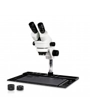 PA-10EZ Binocular Zoom Stereo Microscope - 0.7X - 4.5X Zoom Range, 0.5X & 2.0X Auxiliary Lenses 