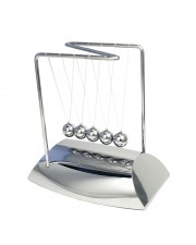 Newton's Cradle with Silver Base 