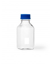 Media Storage Bottles, Square, Clear Plastic (PC) 
