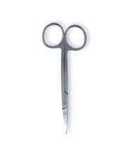 Iris Scissors, Stainless Steel, Curved Fine Points, 4.5" 