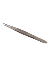 Dissecting Forceps, Stainless Steel, Fine Points, 4.5" Straight 
