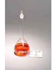 Volumetric Flasks with Glass Stoppers, Class A, Batch Certified 