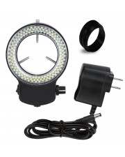 144-LED Ring Light with Intensity Control - Black or White 
