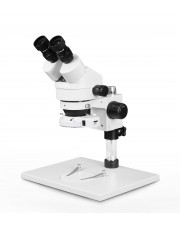 PA-1AE-IFR07 Binocular Zoom Stereo Microscope - 0.7X-4.5X Zoom Range, 144-LED Ring Light 