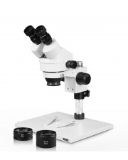 PA-1AEZ Binocular Zoom Stereo Microscope - 0.7X-4.5X Zoom Range, 0.5X & 2.0X Auxiliary Lenses 
