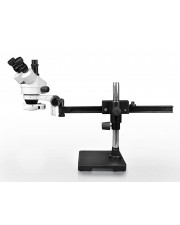 PA-2AF-IFR07 Simul-Focal Trinocular Zoom Stereo Microscope - 0.7X-4.5X Zoom Range, 144-LED Ring Light 
