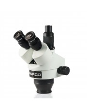 Simul-Focal Trinocular Zoom Stereo Microscope Head 