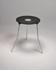 Cast Iron Tripod Stands w/Concentric Rings 